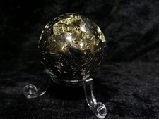 Pyrit Kugel Cocada AA Qualität aus Huánuco Peru Ø ca.40 mm / # 6