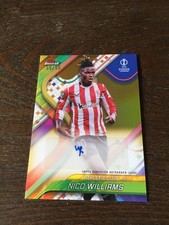 2024-25 Topps Finest Nico Williams Athletic Spain Club Gold Auto 50/50