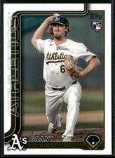 Grant Holman 2025 Topps #634 RC Athletics