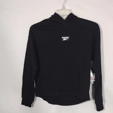 NWT Reebok Black HD Patch Hoodie Women's Size medium