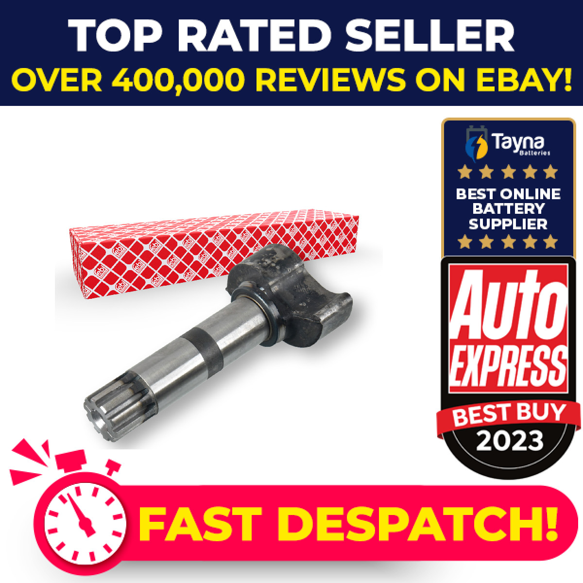 Brake Camshaft (Front Lh) Front Left 45561 Febi 1340859 Top Quality Guaranteed