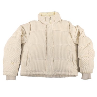 Aritzia The Super Puff Short Cashcord Corduroy Down Jacket In
