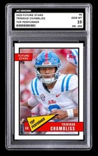 2025 Trinidad Chambliss Future Stars Rookie Card #6 Top Performer Graded 10