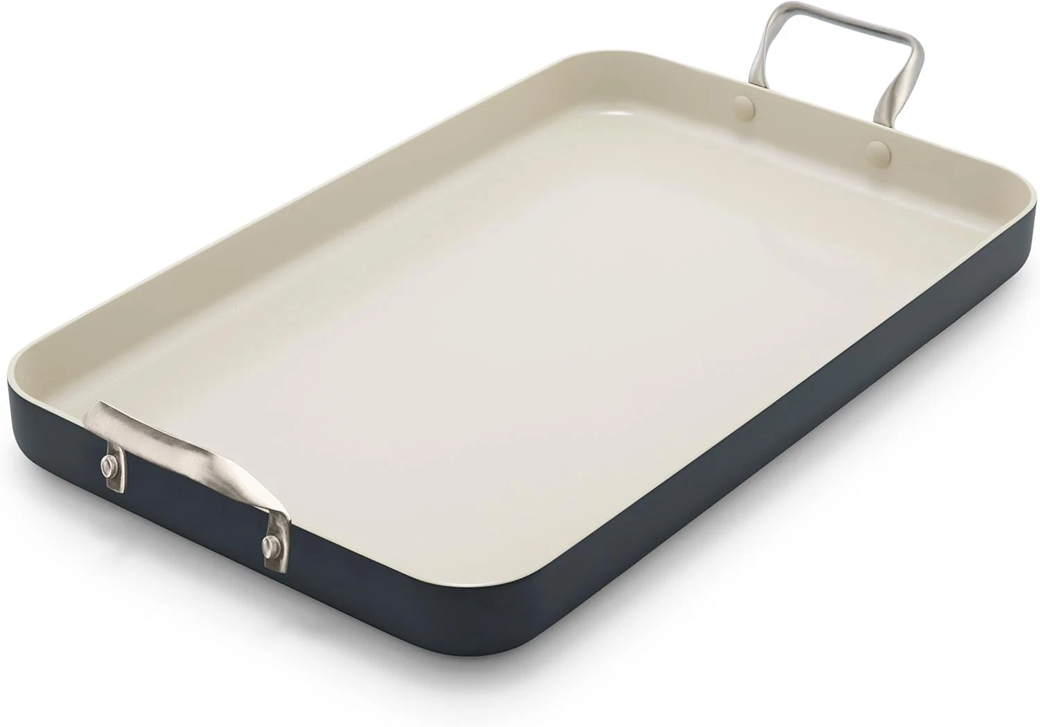 Greenpan 18" X 11" Double Burner Griddle Pan, Hard Anodized Healthy Ceramic Nons
Opens in a new wind