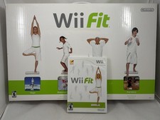 Wii Fit  Balance Board Nintendo Wii With Box Yoga Strength TESTED