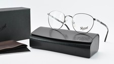Persol Eyeglasses 2478-V 513 50-20 145 Panto Shine Silver Classic Unisex Box Set