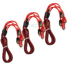 3 Pack 3 Ft RCA Cable OFC Interconnect DS18 R...