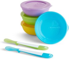 Love-a-Bowls 10 Piece Baby Feeding Set, Includes Bowls with Lids and Spoons, ...