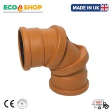 110mm Underground Drainage Adjustable Bend – uPVC Drain Pipe Fitting.