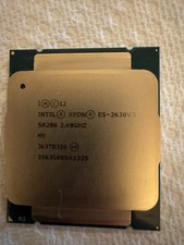 Matched Pair Intel Xeon E5-2630 V3 2.4GHz 8-Core Processor CPU LGA2011 SR206