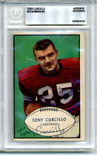 Tony Curcillo #61 card
