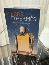 Terre D'Hermes Eau Tres Fraiche Men 6.7 oz/200 ml EDT Spray Sealed Discontinued