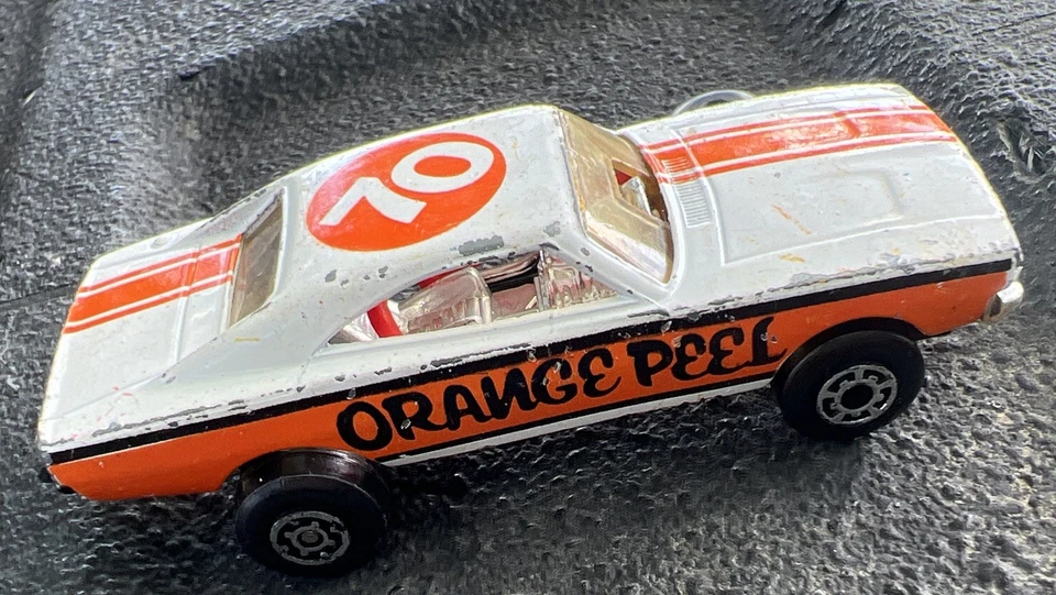 Coche de arrastre cáscara naranja vintage Matchbox Hong Kong 1971 Foto 3 de 4