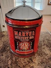 Vintage Original 5 US Gallon Marvel Mystery Oil Can Metal Storage Container