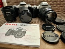 PENTAX MZ-50 LOT WITH SIGMA LENS AND MORE