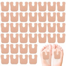 36 Pcs U-Shaped Callus Cushions Soft Corn Pads for Foot Bottom Metatarsal Pads