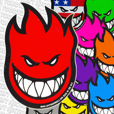SPITFIRE WHEELS Skateboard Sticker - Assorted colour, logos - Big
