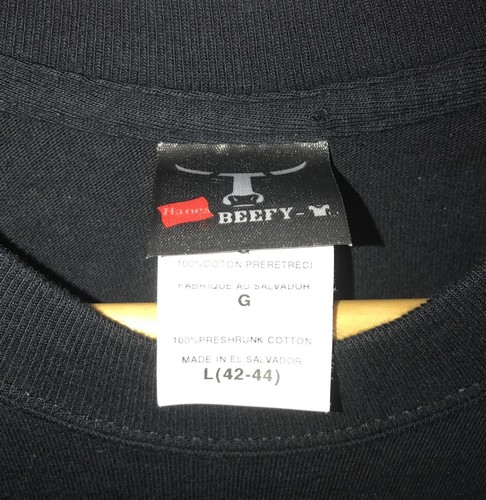 hanes beefy tag year