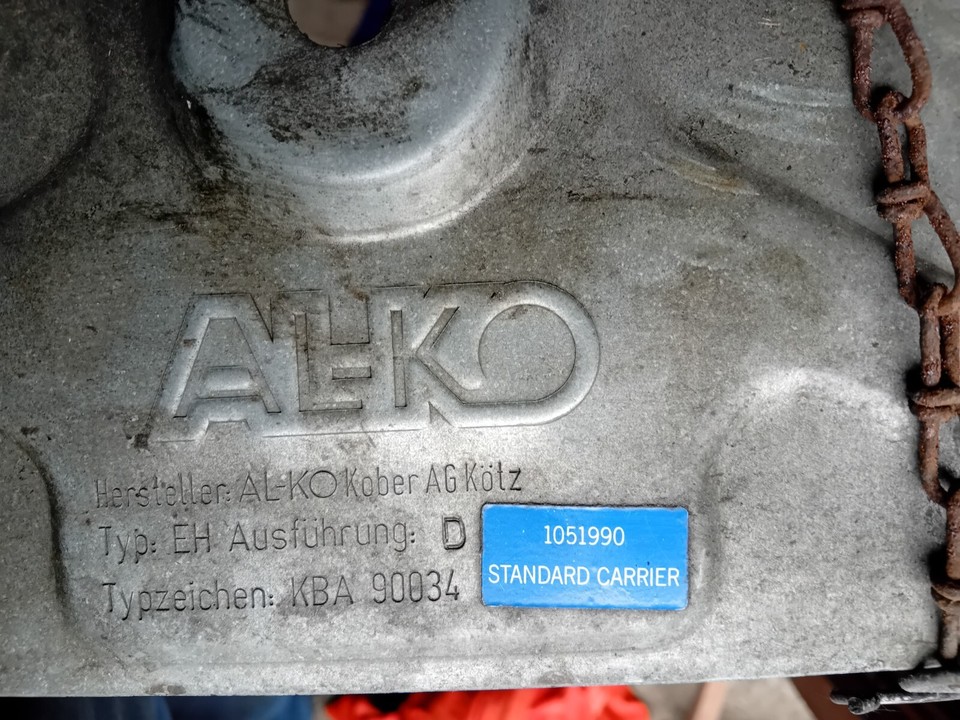 alko chassis spare wheel carrier. under caravan fitting. eBay
