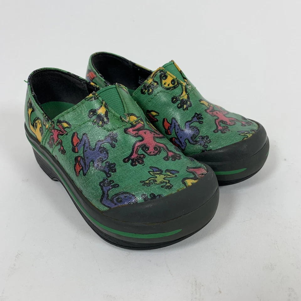 Zuecos Dansko Rana Verde Niños Niñas Talla 26 Foto 2 de 4