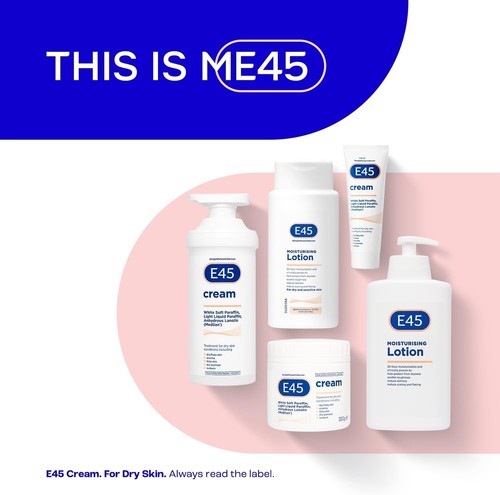 E45 Moisturiser for Dry Skin and Sensitive Skin Cream, 50g UK - Picture 6 of 7