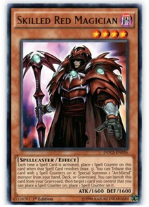 Skilled Red Magician - DOCS-EN036 - Rare - 1st Edition x3 - Near Mint