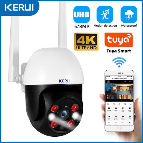 KERUI 12x 16x Security Camera 5MP 8MP 4K PTZ WiFi IP Wireless Tuya Smart Camera - Picture 19 of 25
