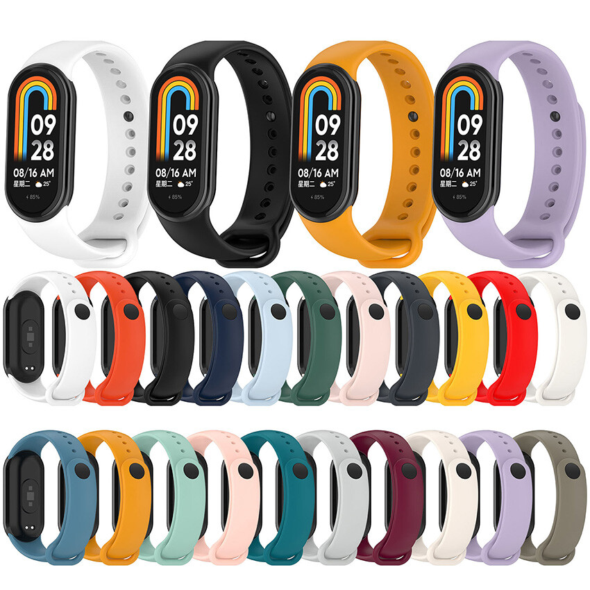 Silicone Replacement Band Strap For Xiaomi Mi Band 9/9 NFC/8/8 NFC  Smartwatch St
