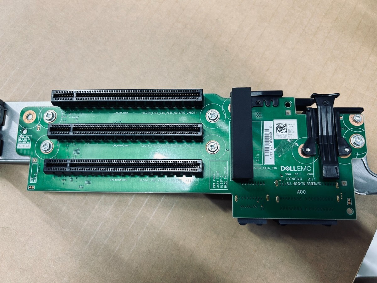 Dell EMC J7W3K 0J7W3K Riser 2 PCIe Expansion Card For R740 R740XD