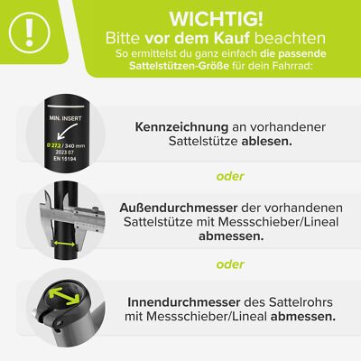 Wothfav Gefederte Sattelstütze 27.2/30.9/31.6mm - Für MTB, E-Bike & Alle Fahrräder