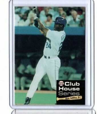 1992 Ken Griffey Jr #1 Front Row Club House Series Mariners Card HOF