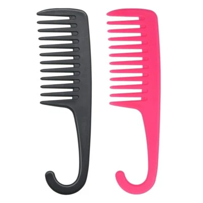 Hairdressing Salon Wide Tooth Detangling Large Shower Comb Detangler Wet Hair