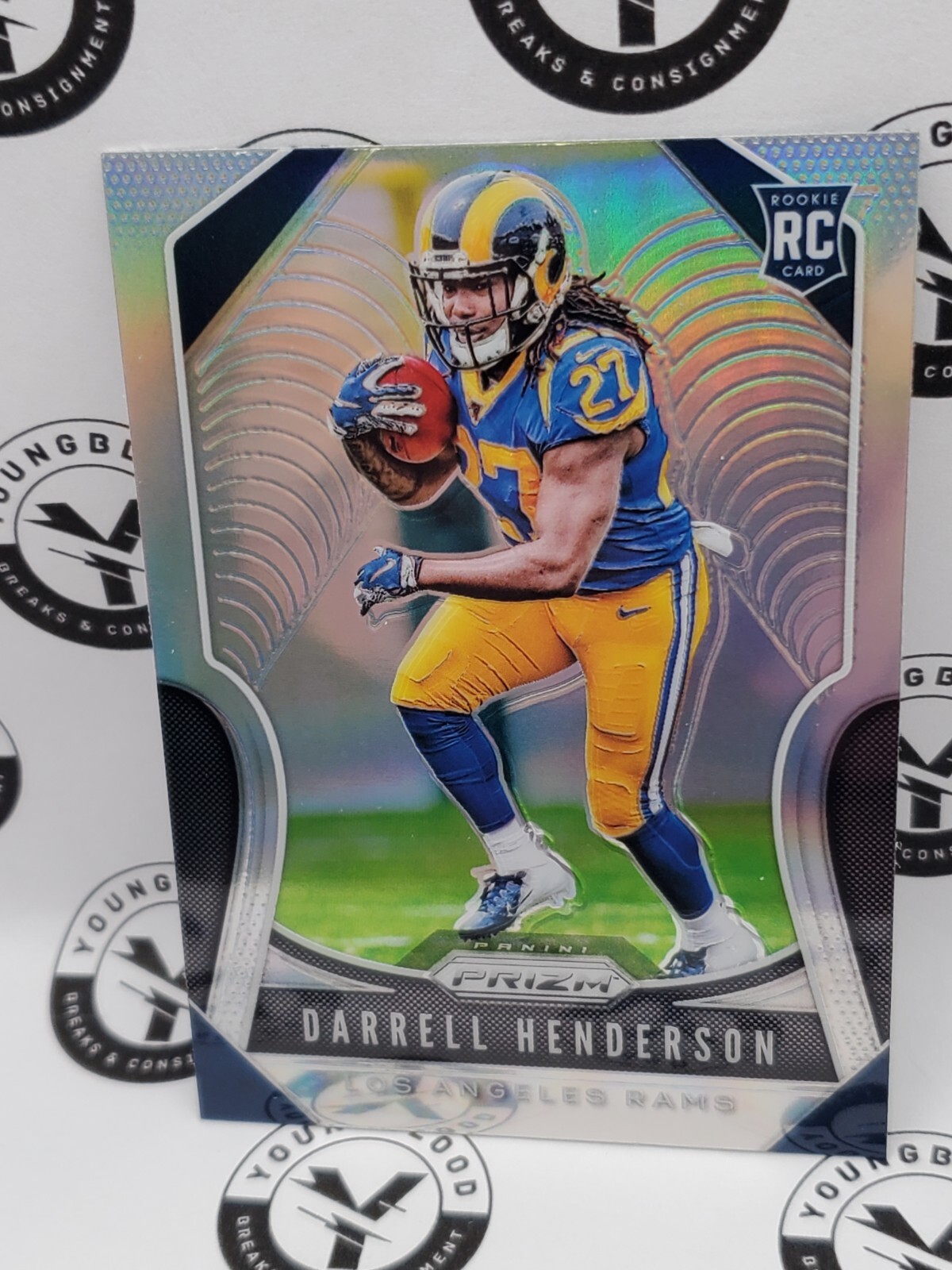 2019 Panini Prizm Darrell Henderson Silver Prizm RC