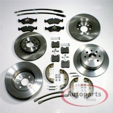 Für Opel Vectra B - Bremsscheiben Bremsbeläge Backen Bremsschläuche vorne hinten