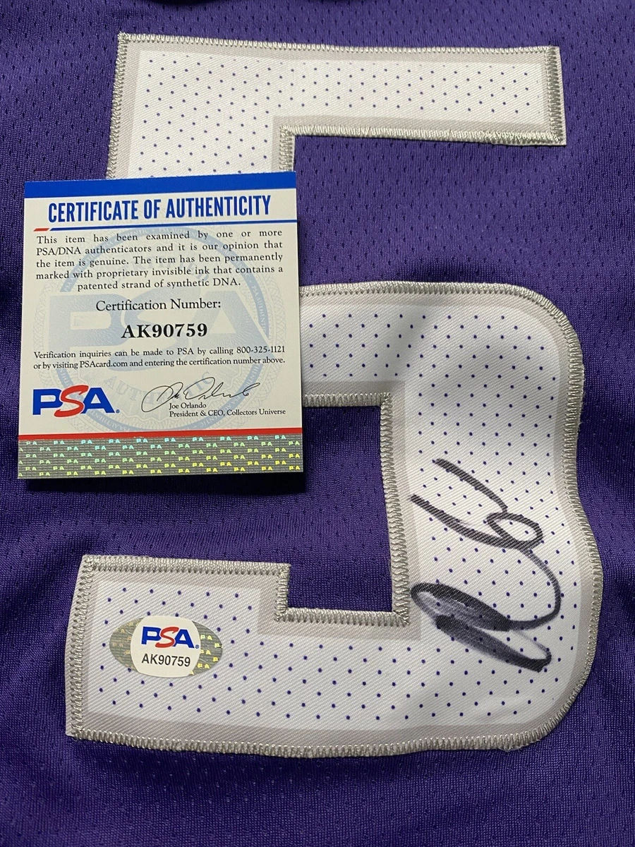 De'Aaron Fox Signed Sacramento Kings Custom Jersey (PSA/DNA