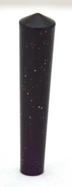 2-Toggle Switch Cover/Extension Purple Glitter Cone Plastic 2 1/2" Tall GG#92796 2-Toggle Switch Cover/Extension Purple Glitter Cone Plastic 2 1/2" Tall GG#92796