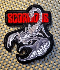 Scorpions (German rock band) shaped Embroidered Patch Iron-On Sew-On US ship