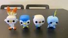 Lot Of 4 Funko Pop! Pokemon Funko Pop! Scorbunny Piplup Oshawott Sobble