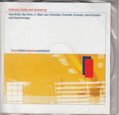 Drum Rhythm Nuphonic Soundcheck (2 CD s) 2000 Promo Plastikhülle Drum n Bass