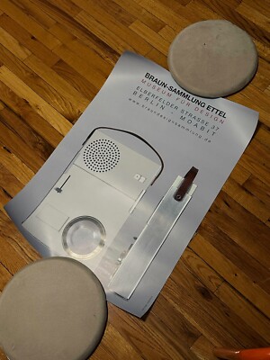 HOLSTEE ディーターラムス ポスター BRAUN TP 1 Dieter Rams TP 1 Radio Braun Design Sammlung Gallery Berlin Poster