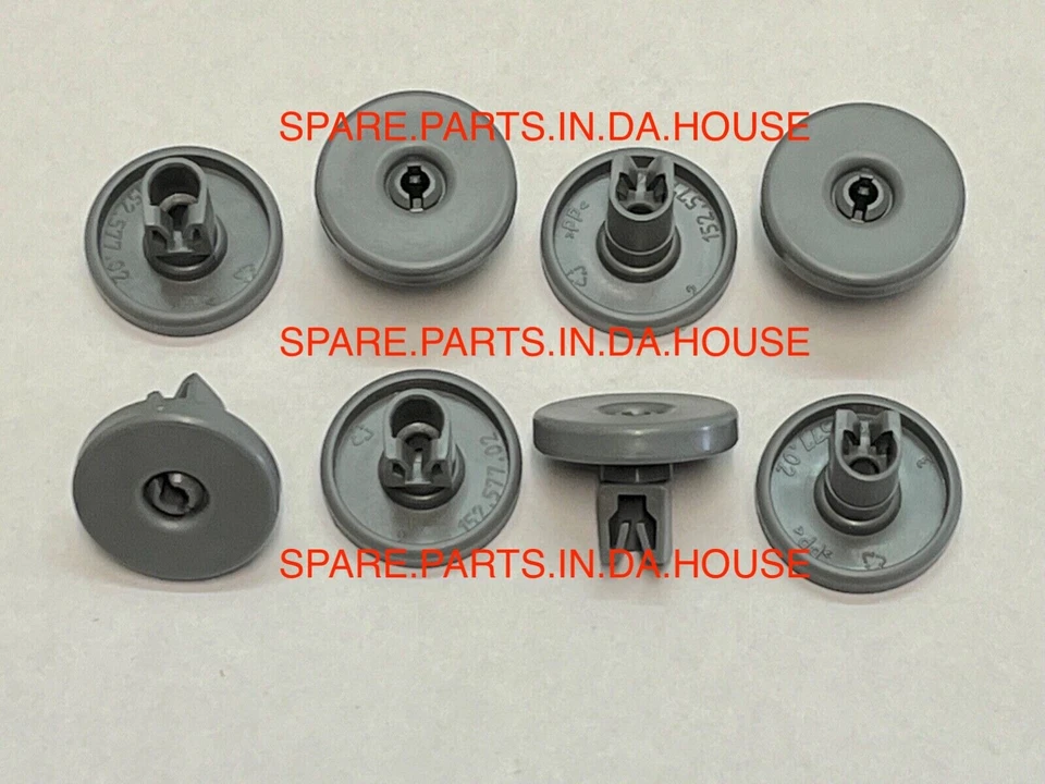 Kit de roda de rolo cesta inferior inferior para máquina de lavar louça AEG genuína F40760 911915612 - Imagem 4 de 4