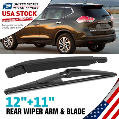 Waterproof  12''+11'' Super Clean Windshield Rear Wiper Blades Set OEM#replace
