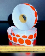 ⭐1-DAY SALE!⭐ 2 ROLLS 2000 ADHESIVE LABELS STORE/GARAGE SALE PRICE STICKERS TAGS