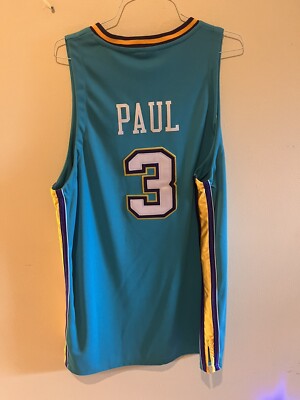 NBA New Orleans Hornets Chris Paul #3 Turquoise Jersey Authentic