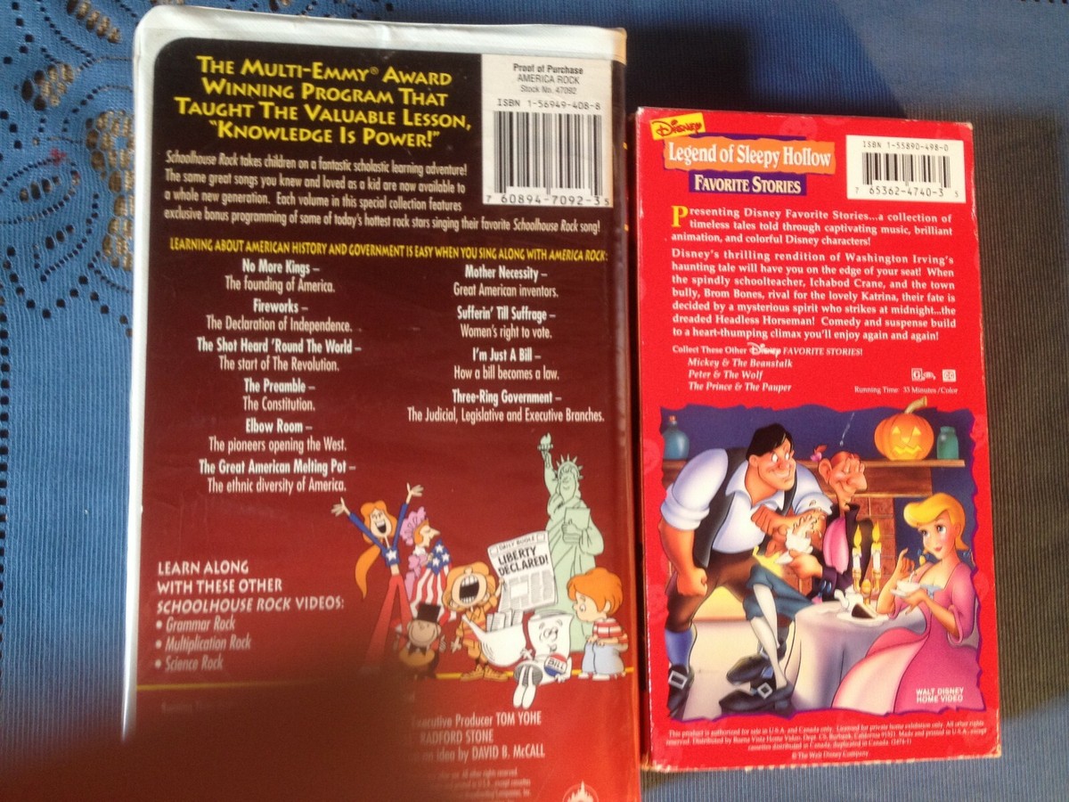 The Legend of Sleepy Follow VHS ディズニー Walt Disney Mini Classics “ THE LEGEND OF SLEEPY HOLLOW” VHS