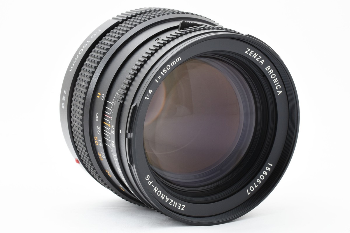 レンズ(単焦点) ZENZA BRONICA ZENZANON-PG 150mm F4 Top MINT w/Caps] Zenza Bronica Zenzanon PG 150mm f4 Lens for