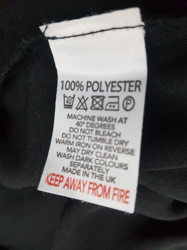 BOOHOO Casual Trousers / Joggers Size 20 W38 L26 Black Drawstring Elastic Waist - Picture 8 of 9