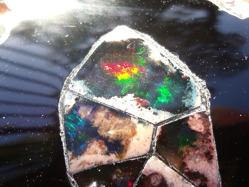 850 CTS Black Obsidian Turtle with Cantera Fire Opal Inlay - Picture 12 of 23