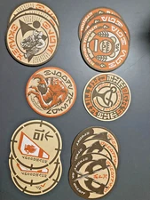 Disney Star Wars Galaxy's Edge  Oga's Batuu Cantina Cardboard Coasters 21 total