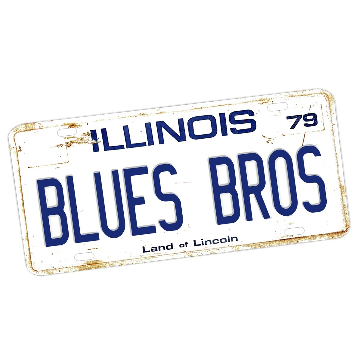 Blues Brothers Jake Elwood Blue BDR529 Illinois 1979 Design